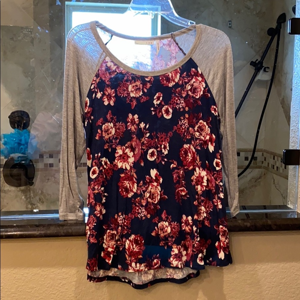 floral blouse